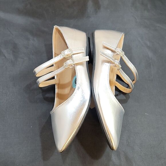 BRAND NEW CHARLES ALBERT DOUBLE ADJUSTABLE BUCKLE STRAP FLAT SHOE - Picture 11 of 15